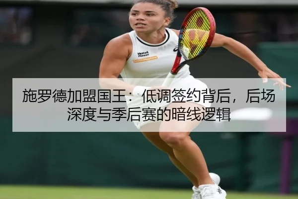 施罗德加盟国王：低调签约背后，后场深度与季后赛的暗线逻辑